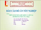 Đồ án Thiết kế hệ thống điều khiển và chế tạo mô hình máy phay CNC 3 trục