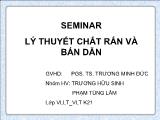 Lý thuyết chất rắn và bán dẫn