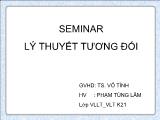 Lý thuyết tương đối