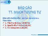 Thiết kế một mạch khếch đại 2 tầng dùng BJT liên lạc bằng tụ điện sao cho độ lợi điện thế toàn mạch khoảng bằng 100