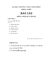 Báo cáo Vi mạch tương tự