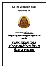 Các yếu tố ảnh hưởng đến quá trình đàm phán