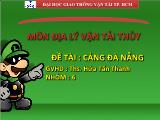 Đề tài Cảng Đà Nẵng