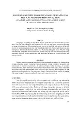 Giải pháp giảm nhiễu trong miền Wavelet để nâng cao hiệu suất nhận dạng tiếng nói tự động