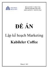 Lập kế hoạch Marketing Kabileler Coffee