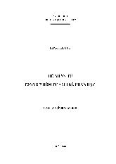 Luận án Hệ phân tử trong nhóm phạm trù phân bậc