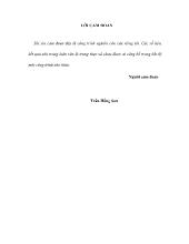 Luận văn Lập biểu thương phẩm cho một số loài cây khai thác chính rừng thường xanh Kon Hà Nừng - Gia Lai