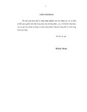 Luận văn Một số đặc điểm sinh học, sinh thái học và vai trò truyền bệnh của véc-Tơ sốt rét tại tỉnh Gia Lai năm 2009-2011