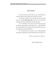 Luận văn Tổ chức dạy học Sinh học 11 nâng cao theo phương pháp chương trình hóa với sự hỗ trợ của phần mềm Lectora