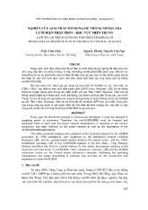 Nghiên cứu giải pháp mở rộng hệ thống MINISCADA lưới điện phân phối - Khu vực miền Trung