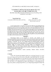 Tạo hình và những ứng dụng trong xúc tác quang hóa vật liệu tổ hợp TiO2-CNT