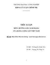 Tiểu luận Điện Biên Phủ trên không - Mười hai ngày đêm lịch sử