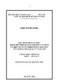 Tóm tắt luận án Đặc điểm dịch tễ học bệnh hen phế quản ở trẻ em 13-14 tuổi và hiệu quả can thiệp bằng giáo dục sức khỏe ở hai quận của Hà Nội