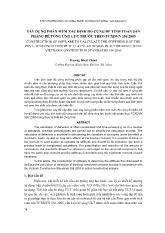 Xây dựng phần mềm xác định độ cứng để tính toán sàn phẳng bê tông ứng lực trước theo TCXDVN 356:2005