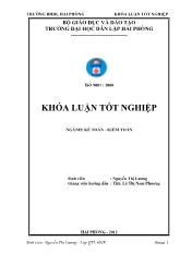 Đề tài Hoàn thiện công tác kế toán doanh thu, chi phí và xác định kết quả kinh doanh tại công ty TNHH đầu tƣ xây dựng và thƣơng mại dịch vụ Minh Quang