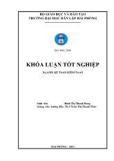 Đề tài Hoàn thiện công tác kế toán doanh thu, chi phí và xác định kết quả kinh doanh tại công ty cổ phần công nghệ phẩm Hải Phòng