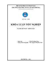 Đề tài Hoàn thiện công tác kế toán doanh thu, chi phí và xác định kết quả kinh doanh tại công ty trách nhiệm hữu hạn hoàng thuỳ