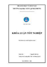 Đề tài Hoàn thiện công tác kế toán doanh thu, chi phí và xác định kết quả kinh doanh tại công ty cổ phần vật tư kim khí kim Long Phát