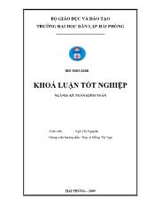 Đề tài Hoàn thiện công tác tổ chức kế toán tiền lƣơng và các khoản trích theo lương