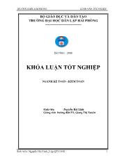 Đề tài Hoàn thiện tổ chức kế toán tập hợp chi phí và tính giá thành tại công ty cổ phần viglacera Đông Triều