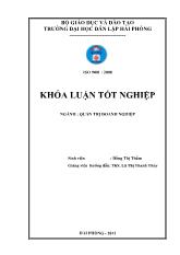 Đề tài Một số biện pháp nâng cao hiệu quả quản trị nhân sự tại công ty TNHH Hoa Đạt