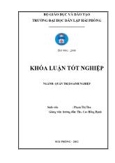 Đề tài Một số giải pháp marketing nhằm đẩy mạnh tiêu thụ sản phẩm ở công ty cổ phần thương mại và thiết kế Đông Á