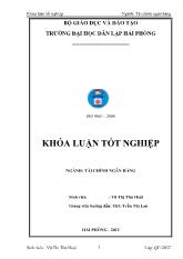 Đề tài Nâng cao hiệu quả sử dụng vốn tại công ty cổ phần xây dựng - Thương mại và vận tải Ngọc Hà