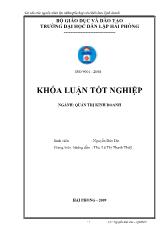 Đề tài Tái cấu trúc nguồn nhân lực nhằm phù hợp với chiến lược kinh doanh tại xí nghiệp xếp dỡ hoàng diệu - Cảng Hải Phòng