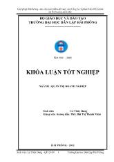 Giải pháp Marketing - Mix cho sản phẩm dệt may của Công ty cổ phần May Hồ Gươm tại thị trường miền Bắc