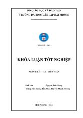 Hoàn thiện công tác lập và phân tích bảng cân đối kế toán tại công ty TNHH dịch vụ và bảo vệ An Việt