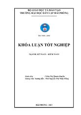 Hoàn thiện tổ chức công tác kế toán nguyên vật liệu tại công ty TNHH 1 thành viên than nam mẫu - Vinacomin