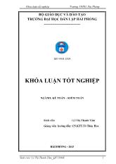 Hoàn thiện tổ chức kế toán doanh thu, chi phí và xác định kết quả kinh doanh tại công ty TNHH khí công nghiệp messer Hải Phòng