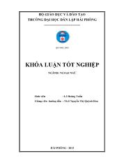 Khóa luận A contrastive analysis of consonants in english and Vietnamese