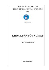 Khóa luận A study on common grammatical and lexical errors in writing compositions made by the first year english major students at haiphong private university and some suggested solutions