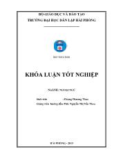 Khóa luận An analysis of nouns formed by suffixes in english - A case study of the textbook “solutions – pre-intermediate”