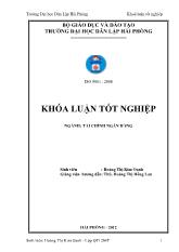 Khóa luận Giải pháp nâng cao hiệu quả hoạt động tín dụng trung - Dài hạn tại Ngân hàng TMCP Công Thương Việt Nam chi nhánh Bãi Cháy