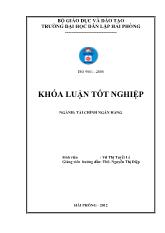 Khóa luận Giải pháp nâng cao hiệu quả huy động vốn tại ngân hàng thương mại cổ phần công thương Việt Nam – Chi nhánh Tô Hiệu