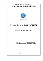 Khóa luận Giải pháp nâng cao hiệu quả huy động vốn tại ngân hàng thương mại cổ phần công thương Việt Nam – Chi nhánh Uông Bí