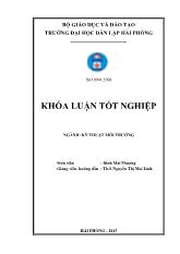 Khóa luận Hiện trạng môi trường công ty xi măng lam thạch và giải pháp nâng cao chất lượng môi trường