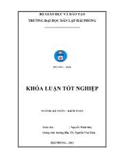 Khóa luận Hoàn thiện công tác hạch toán kế toán vốn bằng tiền tại công ty cổ phần TM và đầu tư phát triển Hạ Long