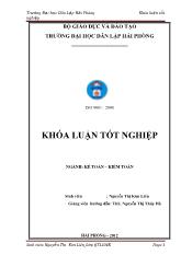 Khóa luận Hoàn thiện công tác kế toán doanh thu, chi phí và xác định kết quả kinh doanh tại công ty cổ phần Ngân Chí