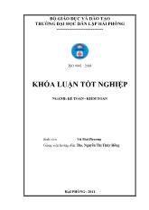 Khóa luận Hoàn thiện công tác kế toán doanh thu, chi phí và xác định kết quả kinh doanh tại công ty TNHH thương mại Vũ Long