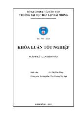 Khóa luận Hoàn thiện công tác kế toán tài sản cố định tại công ty cổ phần công nghiệp tàu thủy Tam Bạc