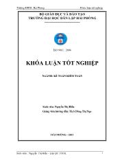 Khóa luận Hoàn thiện công tác kế toán thuế giá trị gia tăng tại công ty TNHH một thành viên than Hồng Thái