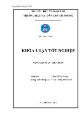 Khóa luận Hoàn thiện công tác kế toán tiền lương và các khoản trích theo lương tại công ty cổ phần thương mại dịch vụ vận tải xi măng Hải Phòng