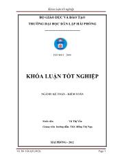 Khóa luận Hoàn thiện công tác kế toán vốn bằng tiền tại công ty TNHH thương mại Chi Lăng