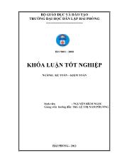 Khóa luận Hoàn thiện công tác kế toán vốn bằng tiền tại công ty TNHH vận tải Hoàng Long