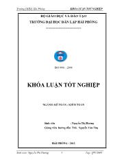 Khóa luận Hoàn thiện tổ chức công tác kế toán doanh thu chi phí và xác định kết quả kinh doanh tại công ty TNHH thương mại kim khí Ngọc Anh