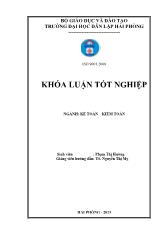 Khóa luận Hoàn thiện tổ chức công tác kế toán doanh thu, chi phí và xác định kết quả kinh doanh tại công ty TNHH thương mại và dịch vụ Nam Bắc