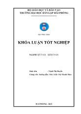 Khóa luận Hoàn thiện tổ chức công tác kế toán doanh thu, chi phí và xác định kết quả kinh doanh tại công ty cổ phần xây dựng số 3 Hải Phòng